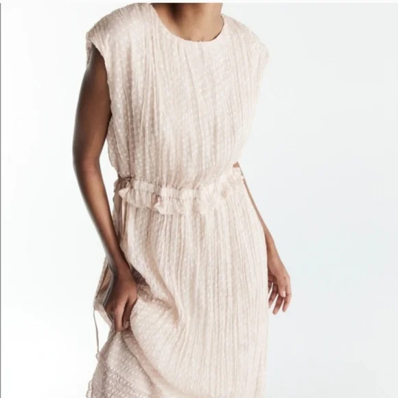 Zara Cream Midi Dress - Picture 4 of 14